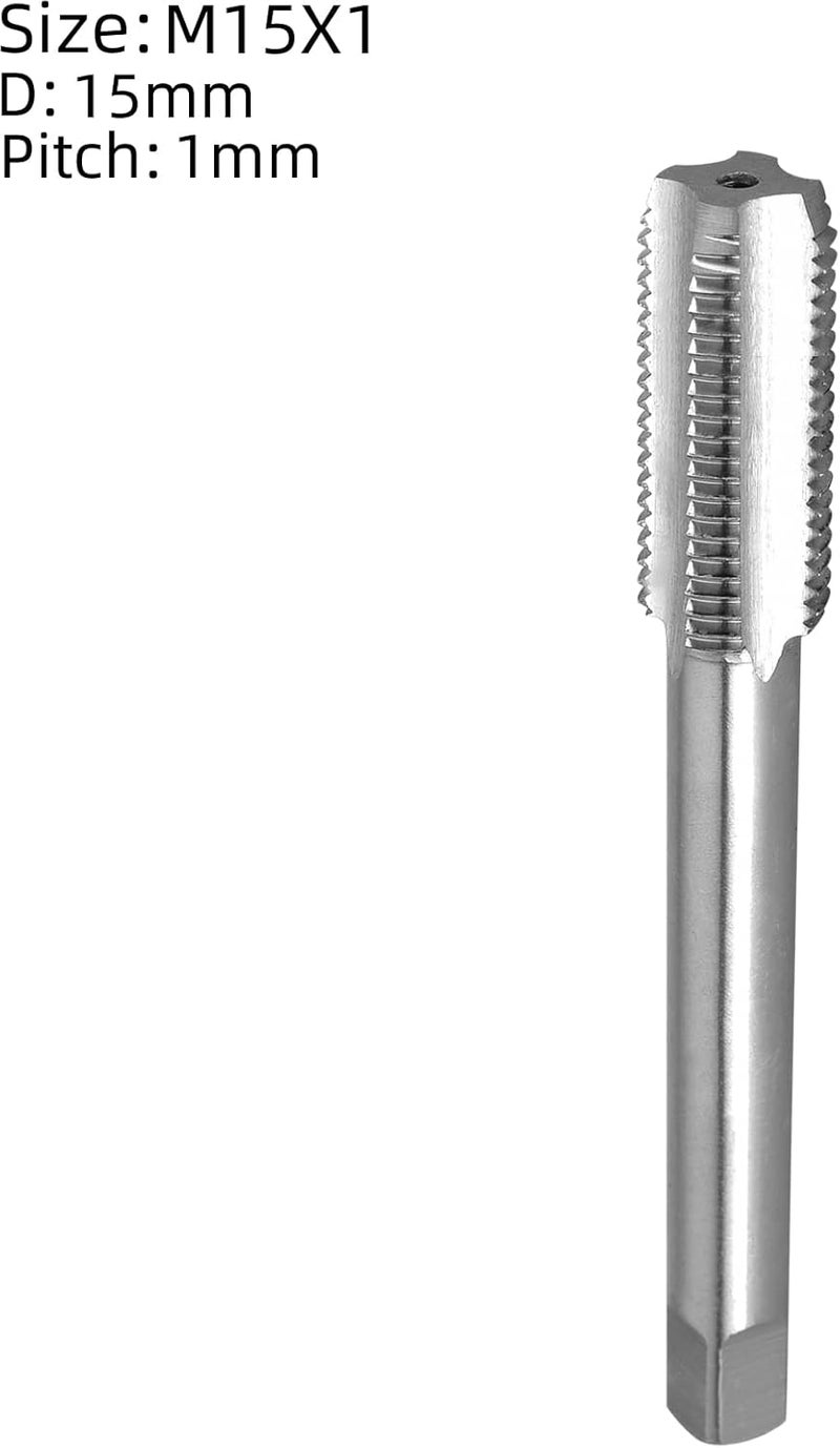 Burkit مجموعة قواطع ومكابس M15 X 1 ، قاطع خيوط آلة M15 x 1.0 ومكبس دائري يدوي يمين - Image 2